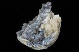 Sparkly Druzy Quartz Encrusted Calcite Crystals - India #176839-1